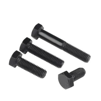 China High Tensile Grade 8.8 Hex Head Bolt Hex Bolts And Nuts m6 m7 m8 m9 m15 m17 m20 Stainless Steel Din 931Black Oxide for sale