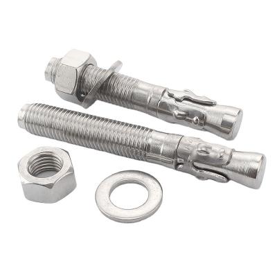 China Galvanized Stainless Steel Custom Size Expansion Bolt Wedge Anchor Bolt For Concrete for sale