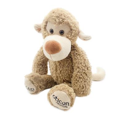 China Plush Monkey Fur Materials Beige Fur Cloth Plush Stuffed Toys for sale