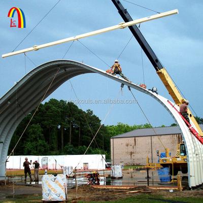 China Construction worksÂ   China Made Portable Long Span Curving Roof Steel Panel Roll Forming Machine for sale