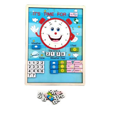 China Eco-Friendly Non-Toxic Wooden Puzzle Clock for sale