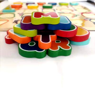 China Kids Study Learning Wooden Toy ABC Puzzle for sale