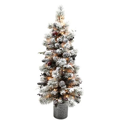 China Small 4Ft White Assembled Plastic Christmas Tree White Best Plastic Products For Hotel for sale