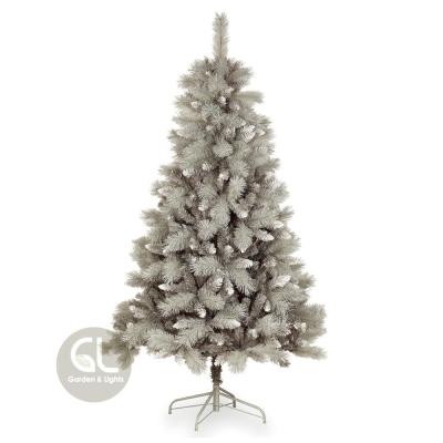 China PVC+pine 6ft Needle Christmas Tree, Silver Christmas Tula Tree, Pine Needle Christmas Tree for sale