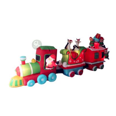 China Best Choice Polyester Products 12ft Thomas The Train Christmas Inflatable, Inflatable Train, Custom Inflatable for sale