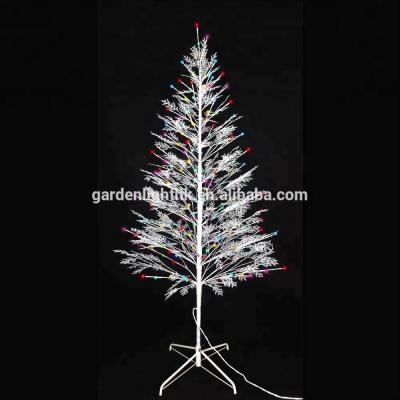 China Plastic Christmas Decoration Maker Outdoor Led White Twig Tree Lighted Christmas Twig Trees for sale