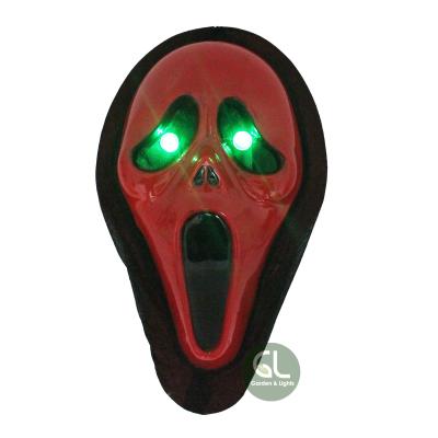 China Custom LED Halloween Mask, Halloween Decoration Lights, Halloween Led Flashing Mask Customized Size for sale