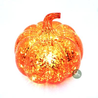 China Polyester Fabric Wholesales Plastic Halloween Decorations LED Pumpkin Lights Halloween Lights for sale