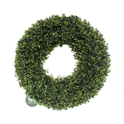 China Factory price plastic spring wreaths, artificial leaf wreaths, wreath hangers for doors for sale