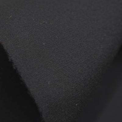 China Sustainable Spot, black, woolen fabric, coat woollen cloth 680g autumn and winter coat trousers woollen fabric for sale