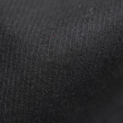 China Stain viable, twill wool overcoat, black wool fabric 600g spring, autumn and winter coat suit for sale