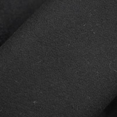 China Viable black woolen thick skirt suit of fabric 700g autumn and winter coat pants, stain coat fabric for sale