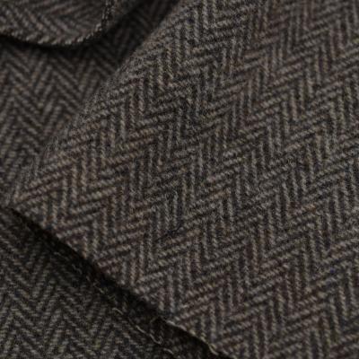 China Viable black herringbone overcoat autumn and winter coat skirt thick double-sided camel fabric for sale