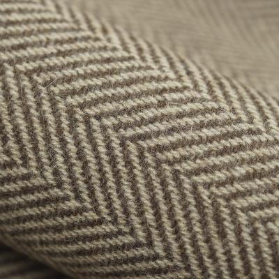 China Viable Stain Herringbone, Brown Double Faced, 800g Wool Alpaca, Heavy Dark Fall and Winter Coat Fabric for sale