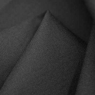 China Viable stain, black and worsted wool blended suit fabric 349g mens and womens suits springs and fall suit jacket fashion woolen fabric for sale