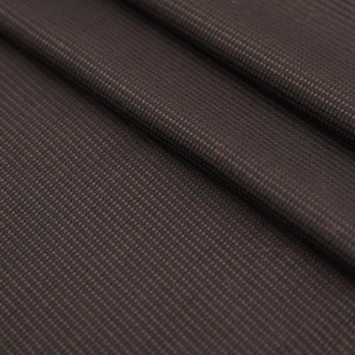 China Viable stain, suit jacket suit wool ble wool blended suit fabric, small black coffee jacquard 388g spring and autumn men and women for sale