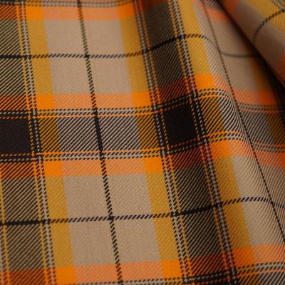 China Viable stain, orange color, twill, worsted fabric 540g spring and autumn suit fashion wool fabric for sale