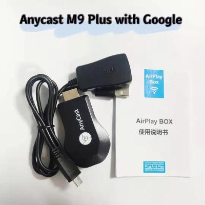 China Wireless Anycast M9 Plus WiFi Display TV Adapter Device HD-MI With Google M9 Plus for sale