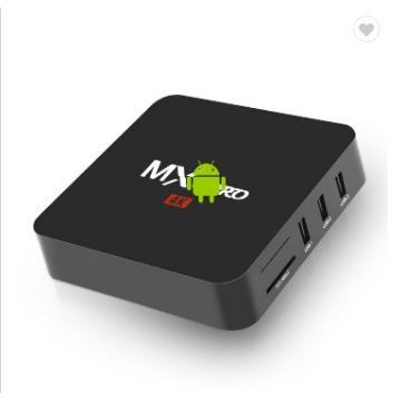 China HD TV Best Selling MXQPro 4k Android 7.1 Quad Core Amlogic RK3228A Android TV BOX 8GB ROM Set Top Box for sale