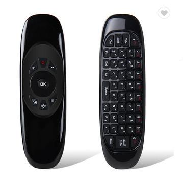 China Android TV Factory Colorful Boxcar Alarm AIR MOUSE 2.4g Case C120 Air Mouse Remote Wireless Keyboard for sale