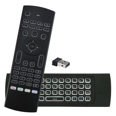 China AIR MOUSE MX3 Air Mouse Controller 2.4g Keyboard Android Wireless Air Fly Mouse Remote Control for sale