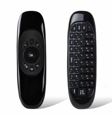 China AIR MOUSE C120 Smart TV Remote Control with Mini Keyboard Wireless Air Mouse for Set Top Box for sale