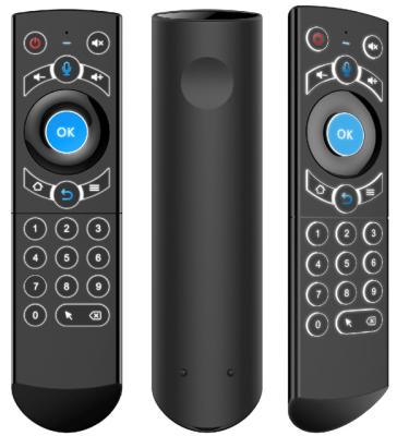 China Keyboard 2.4G Mini Smart TV Remote Control with AIR MOUSE Factory Q7 Wireless Mouse Gyro and IR Learning Function for sale