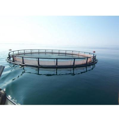 China Fish 315MM HDPE Pipe With Bracket For Salmon Fish Cages In Open Sea for sale