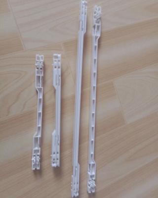 China White color 2.5mm pitch connector rail and cable guide custom 19 inch 120mm 142mm 172mm for sale