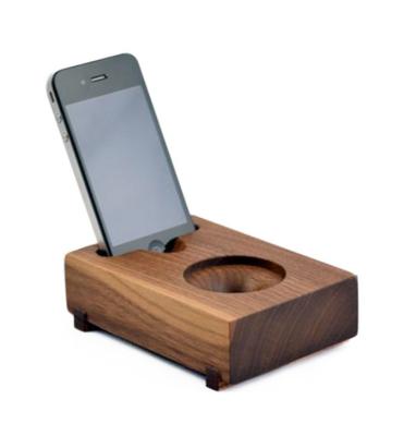 China Small Home Solid Wooden Charging Station For Phone / Multi Device for sale