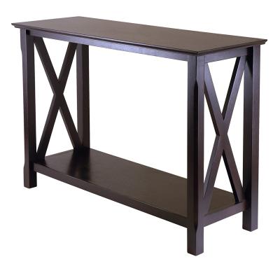 China Traditional Modern Console Table , Narrow Entry Table With X Leg Design for sale