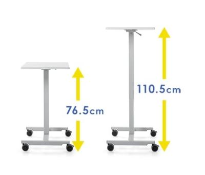 China Movable Height Adjustable Standing Desk With Gas Spring Piston for sale