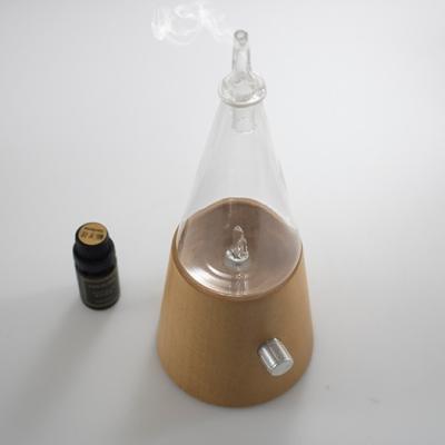 China Household Portable Small Round Essential Oil Luxury OEM Reed Bottle Hotel Lobby Aroma Waterless Diffuser for sale