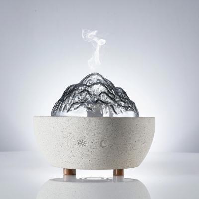 China Portable Electric Car Household Concrete Desktop Cement Humidification Essential Oil Diffuser Fragrance Humidifier for sale