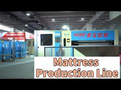 3 In 1 Automatic Mattress Production Line 8 Turns Bonell Type