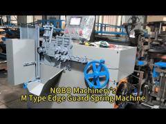 NOBO Machinery‘s M Type Edge Guard Spring Machine