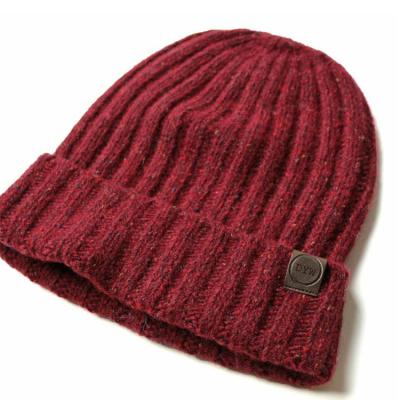 China COMMON Soft Thick Custom Style Slouch Winter Beanie Hat Knit For Women for sale