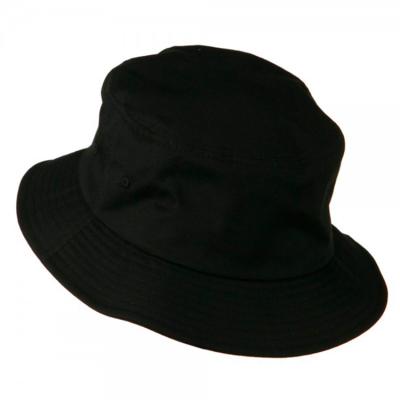 China Custom Bucket Hat Wholesale 100%Cotton Black COMMON Bucket Hat Unisex for sale