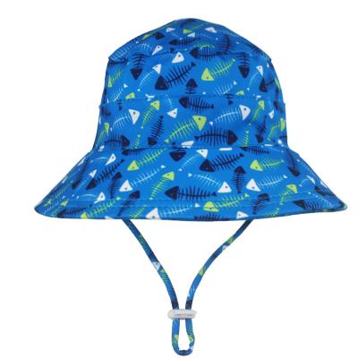 China Custom Character SPF 100%cotton Baby Sun Protection Hat for sale