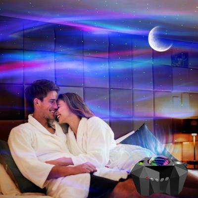 China 2022 Modern Nebura Galaxy LED Night Light Projector BT Speaker Aurora Wifi Galaxy Moon Light Music Projector For Bedroom for sale