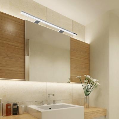 China Simple Modern Cabinet And Mirror Mounted Popular Bath Mirrors Type Led Bathroom Mirror Light For Hotel for sale