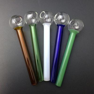 China Wholesale cheap glass oil burner pipes Colored Glass Water Pipe Bubbler Pyrex Oil Burner Glass Pipe Smoking Hand Pipe for sale