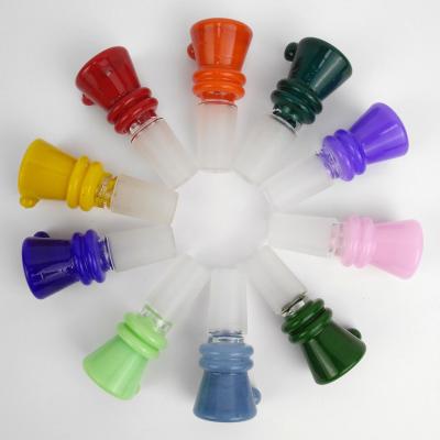 China 14mm Thick Glass Bowl Slides for Bong Funnel Male Bowl Piece for sale