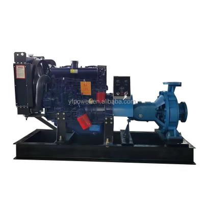 China Other factory price IS80-50-315 diesel engine water pump 2 set 40hp 50hp 60hp 2 cylinder head 4 6 for agriculture farming irrigation for sale