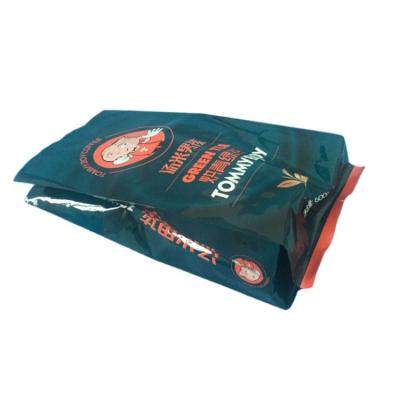 China Promotion Manufacturer Supplier Custom Aluminum Foil Flat Bottom Coffee Bag With Valve for sale