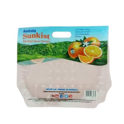 China Customization Tree Plastic Clear Bag With Holes For Fruit Packaging And Vegetable for sale