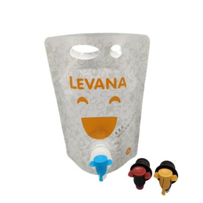 China New Design Eco - Friendly Aseptic Stand Up Bag With Dispenser For Drinking Water for sale