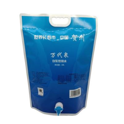 China Aseptic High Quality Wholesale Portable Valve Self-supporting Bag For Drinking Water Juice Wine Use Liquid for sale