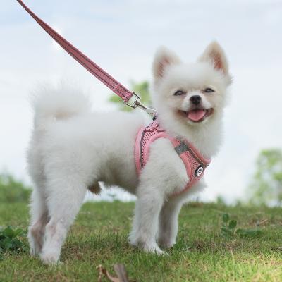 China Customized Reflective Pet Safety Harness Leash Set Soft Pet Vest No Pull Harness For Pets for sale