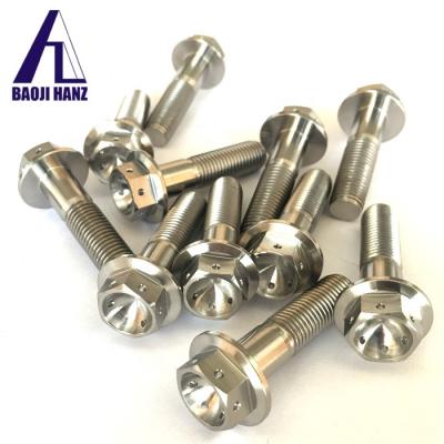 China Factory Price Titanium Bicycle Hex Flange Head Bolt For Motorcycle for sale